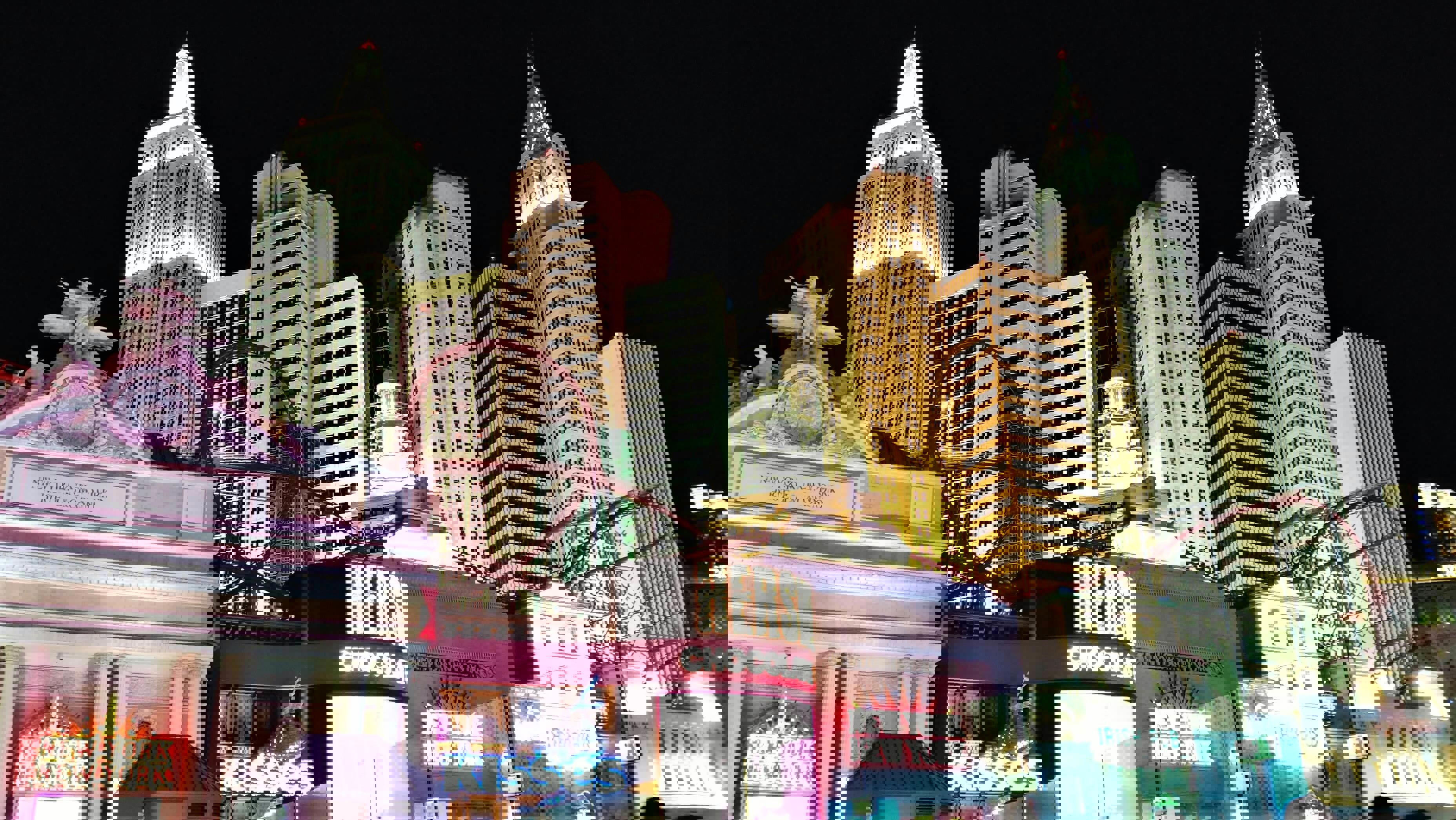 New York, Las Vegas