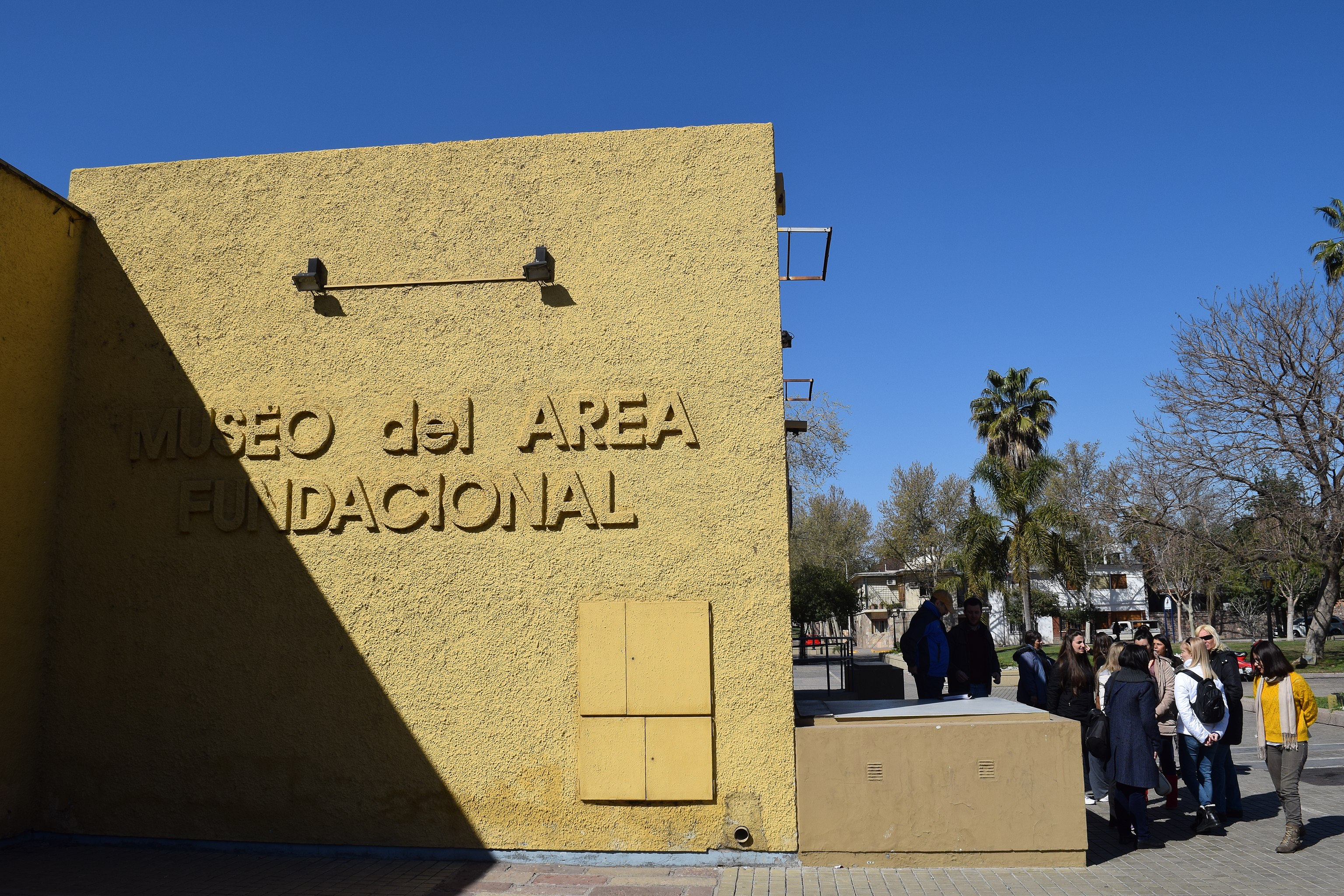 Museo del Área Fundacional en la Plaza Pedro del Castillo, en Mendoza.