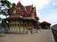 Tambon Hua Hin - The railway station in Hua Hin, Thailand, is remarkable for its architecture. On the foreground - the Royal pavilion.