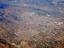 Isparta - Luftbildaufnahme von Isparta aus etwa 10.000 m Höhe
