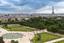 Blick über Tuileries Garden in Paris