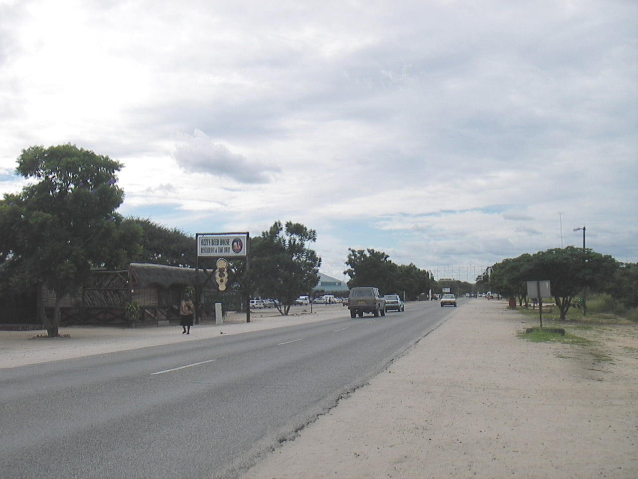 Rundu - Ozzy's Beerhouse. and Eugen Kakukuru Street in Rundu, Namibia, which leads onto National Road B8. Rundu - Ozzy's Beerhouse. and Eugen Kakukuru Street in Rundu, Namibia, which leads onto National Road B8.