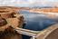 Page - Lake Powell seen from Glen Canyon Dam.