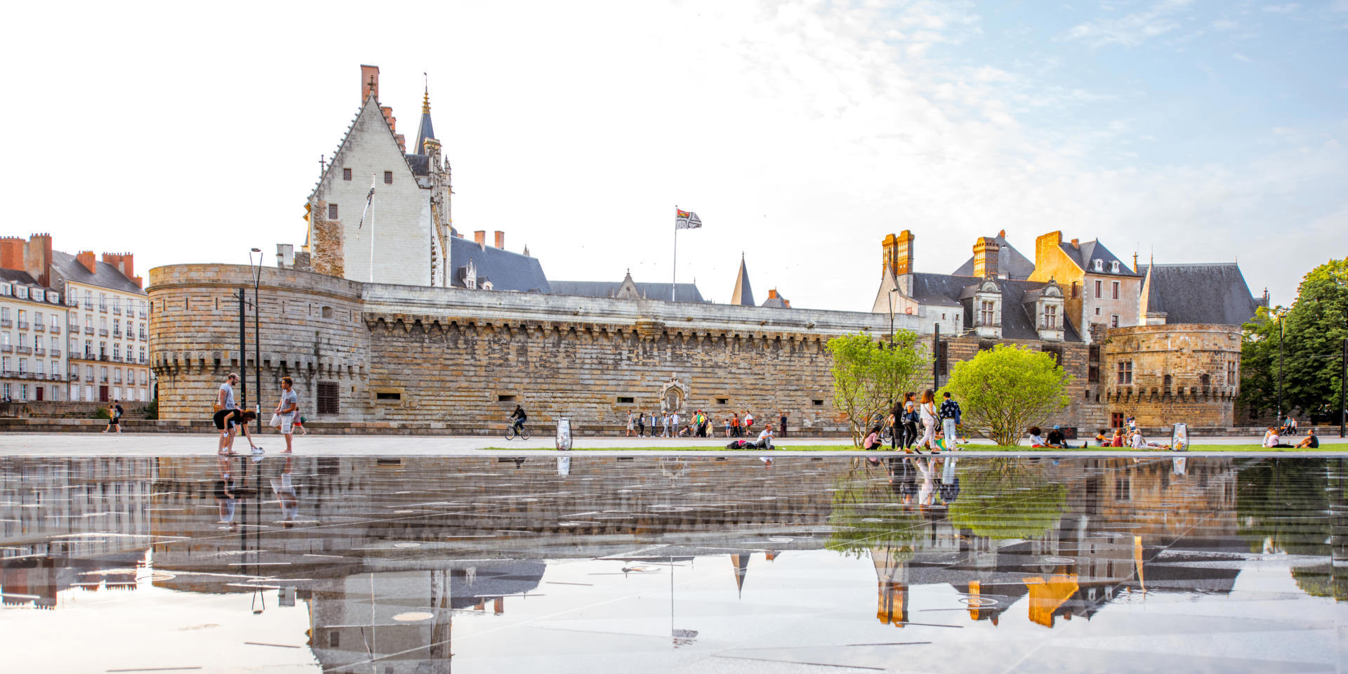 Nantes pohled na opevnění Nantes pohled na opevnění