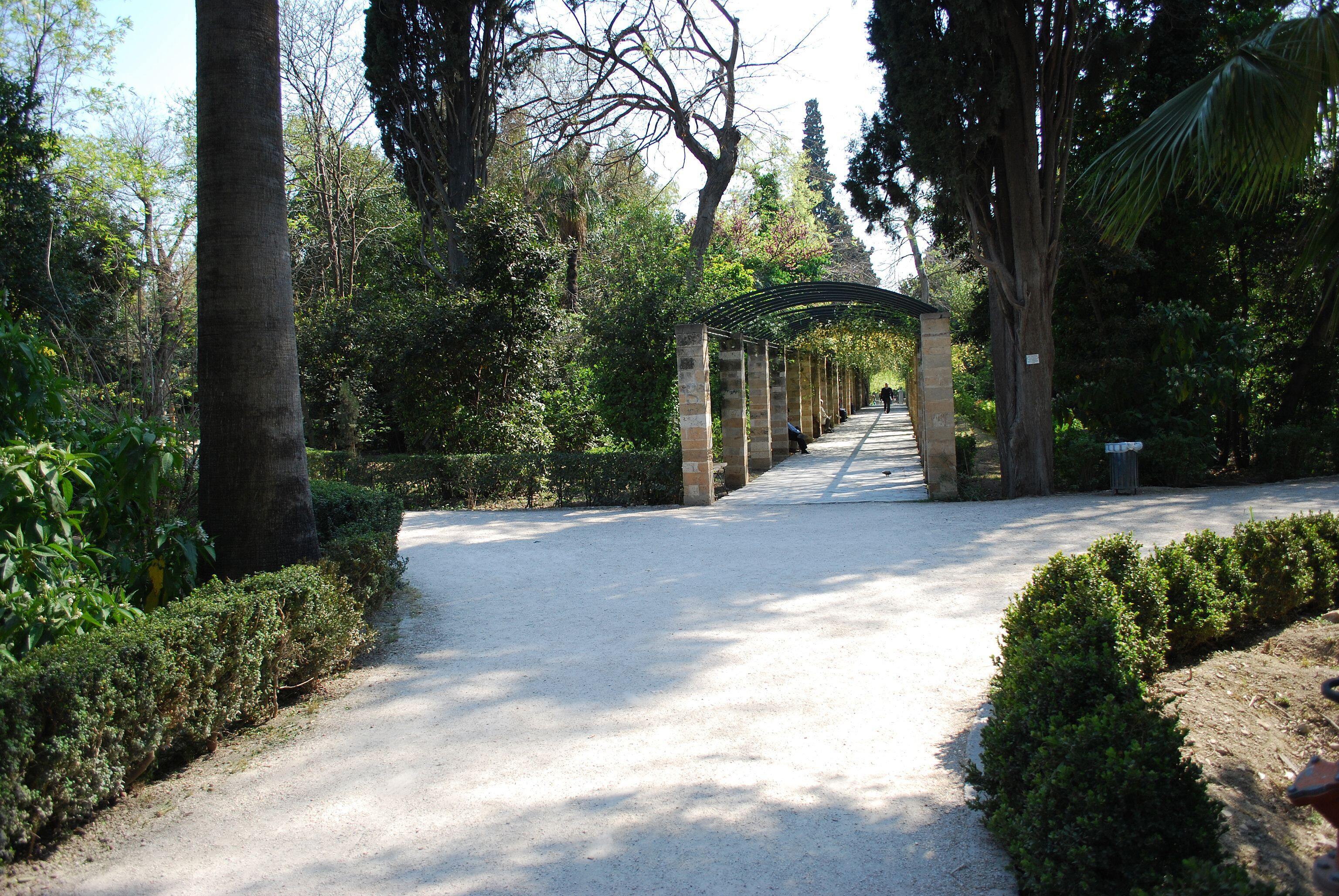 Athènes : le Jardin National.