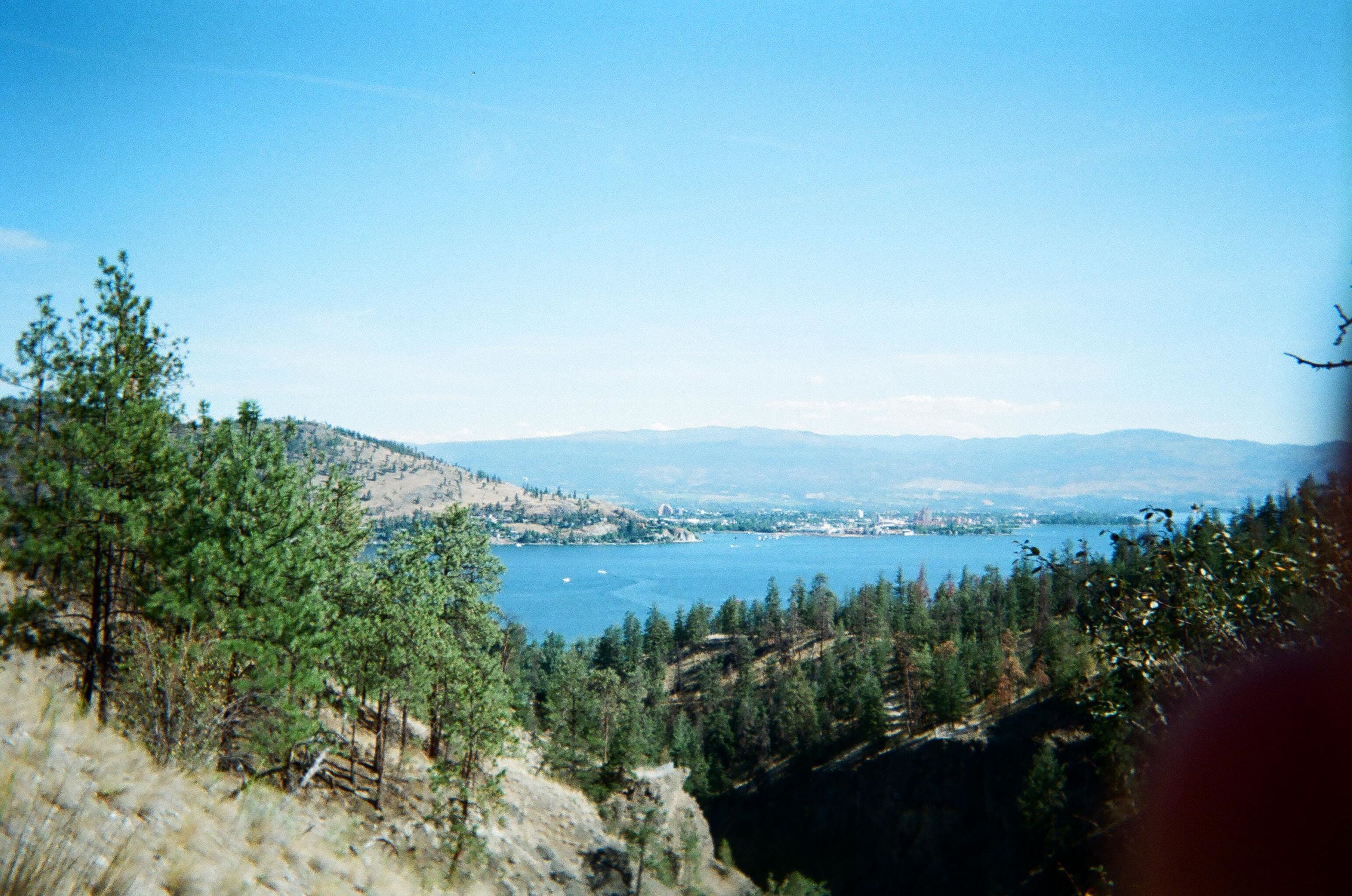 Kelowna - The city of Kelowna seen from a hike atop Bear Creek Provincial Park. Kelowna - The city of Kelowna seen from a hike atop Bear Creek Provincial Park.