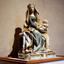 Notre-Dame de Grasse, statue polychrome, musée des Augustins, Toulouse
