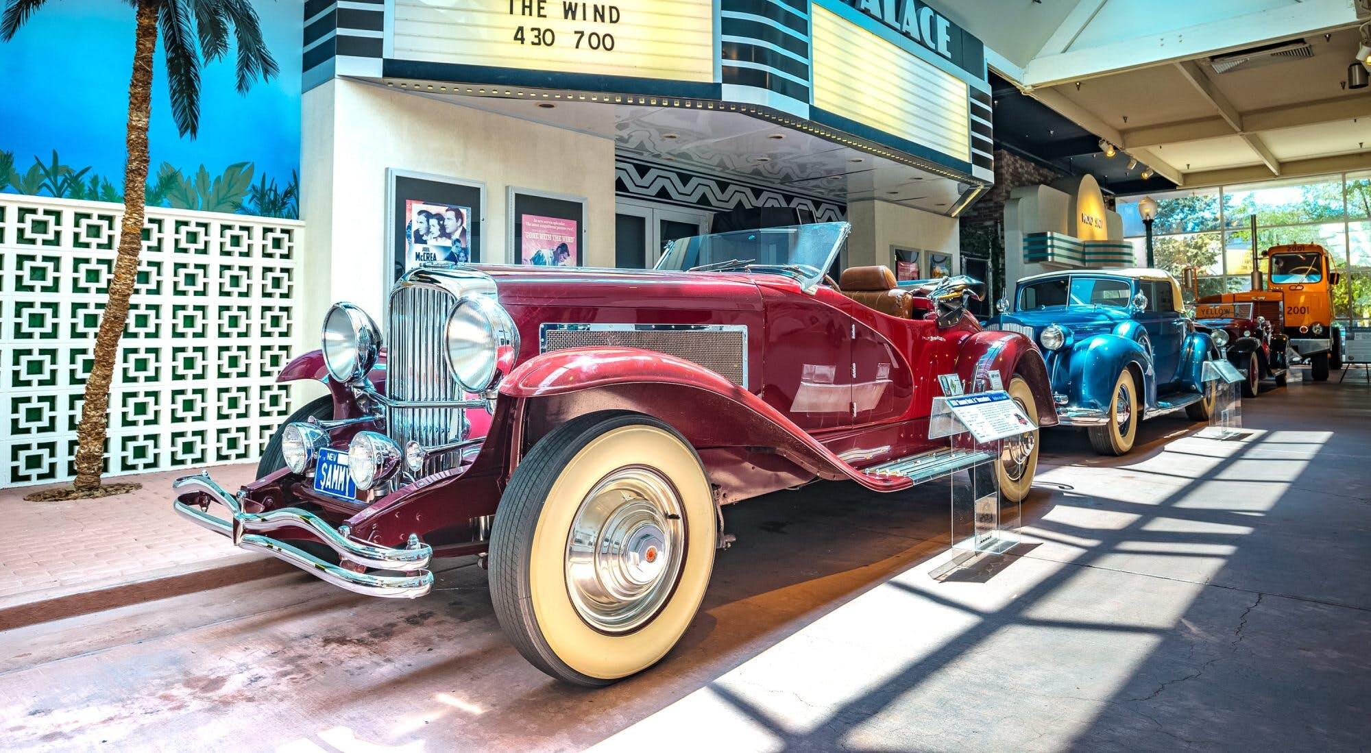 Reno, Nevada - July 18, 2016: Vintage cars in the National Automobile Museum, Reno, Nevada, USA.