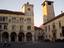 Belluno - Duomo's (Dom) square,Belluno,Italy ;
