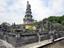 The shrine of Pura Jagatnatha (1953), Denpasar, is topped by an empty throne symbolic of heaven.