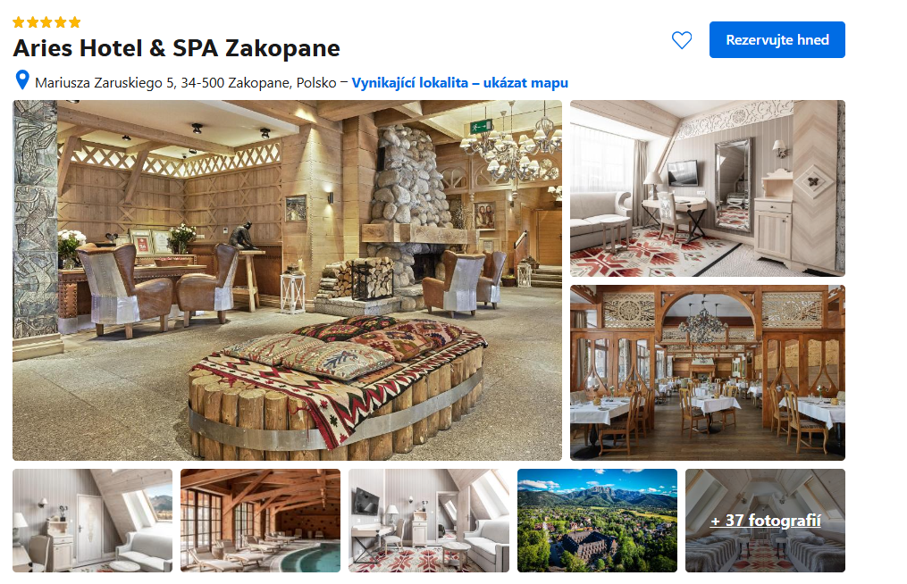 Aries Hotel & SPA Zakopane