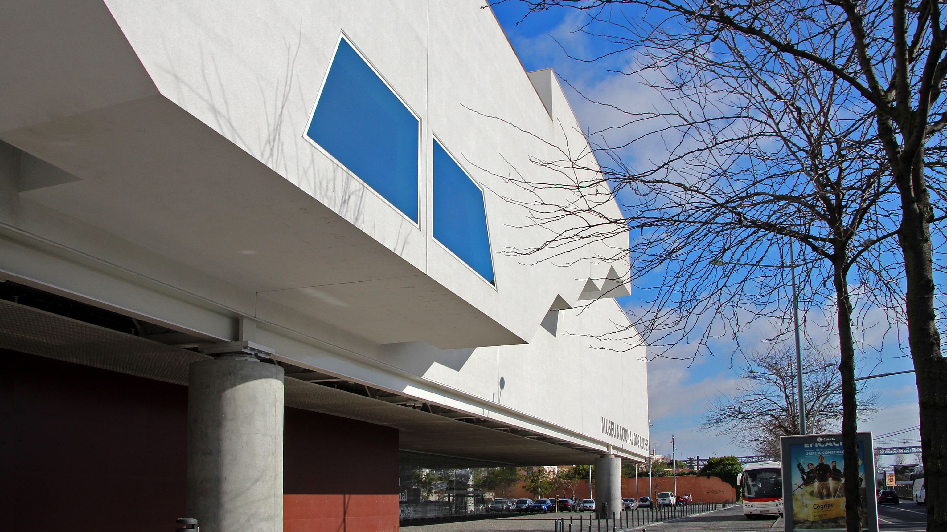 Der 2015 fertiggestellte Neubau des Kutschenmuseums in Belém (Lissabon)