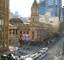 Looking east up Collins Street, Melbourne with Melbourne Town Hall on the right hand side. Photo taken by en:User:Adz on 11 July 2005