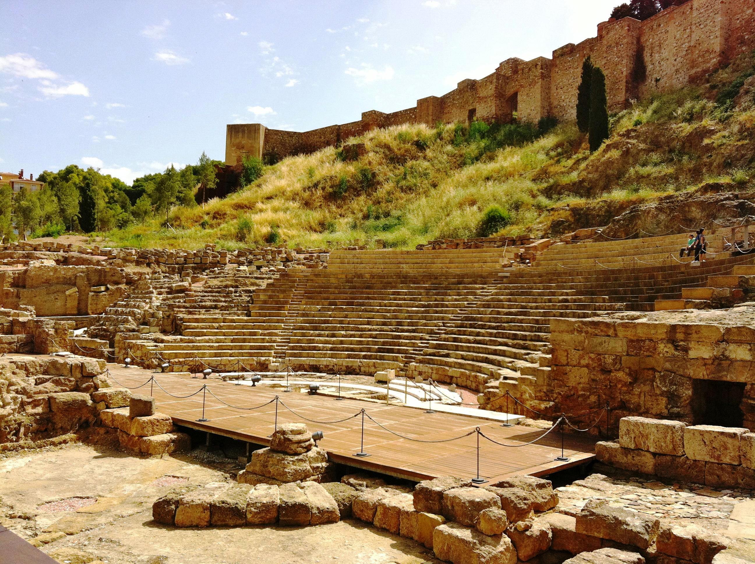 Roman theater of Malaga.