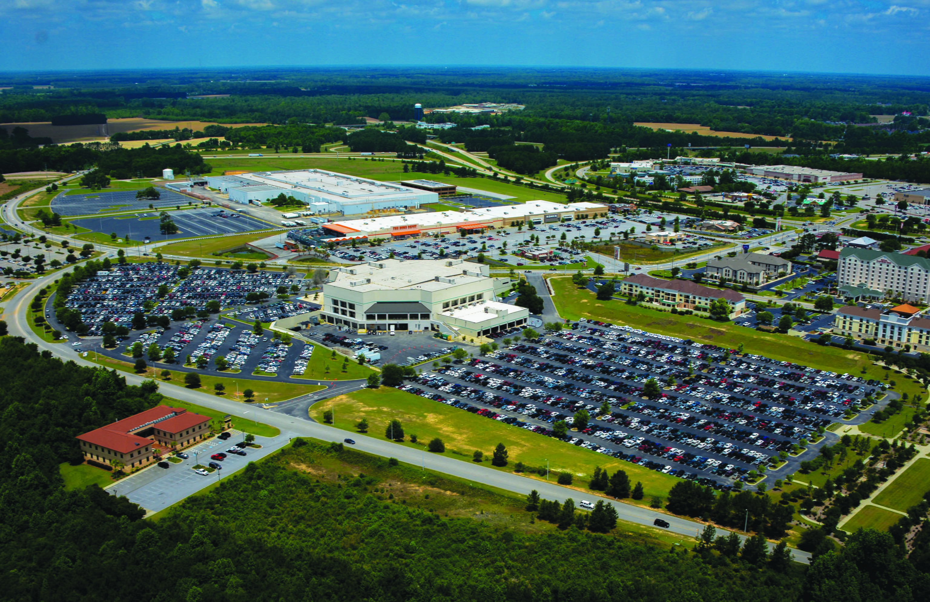 Florence - An Aerial View of Western Florence, South Carolina, USA near the junction of Interstates I-20 and I-95. Florence - An Aerial View of Western Florence, South Carolina, USA near the junction of Interstates I-20 and I-95.