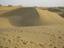 Bikaner - A view of sand dunes of Thar desert in dist.-Bikaner,state-Rajasthan in India.