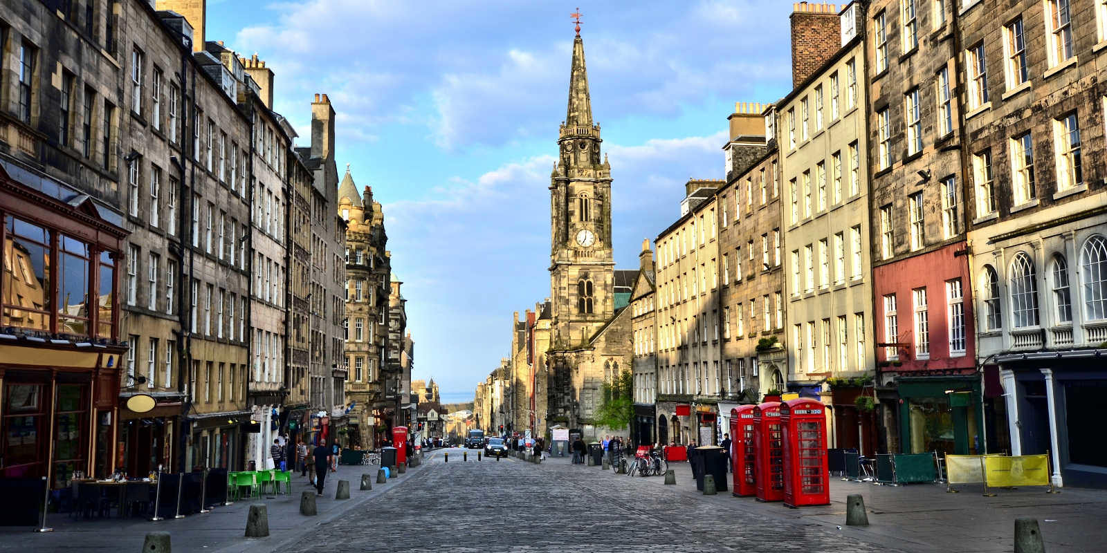 hlavní třída Royal Mile v Edinburghu hlavní třída Royal Mile v Edinburghu