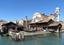 English:  Gondola boatyard (Squero) at Campo San Trovaso, Venice