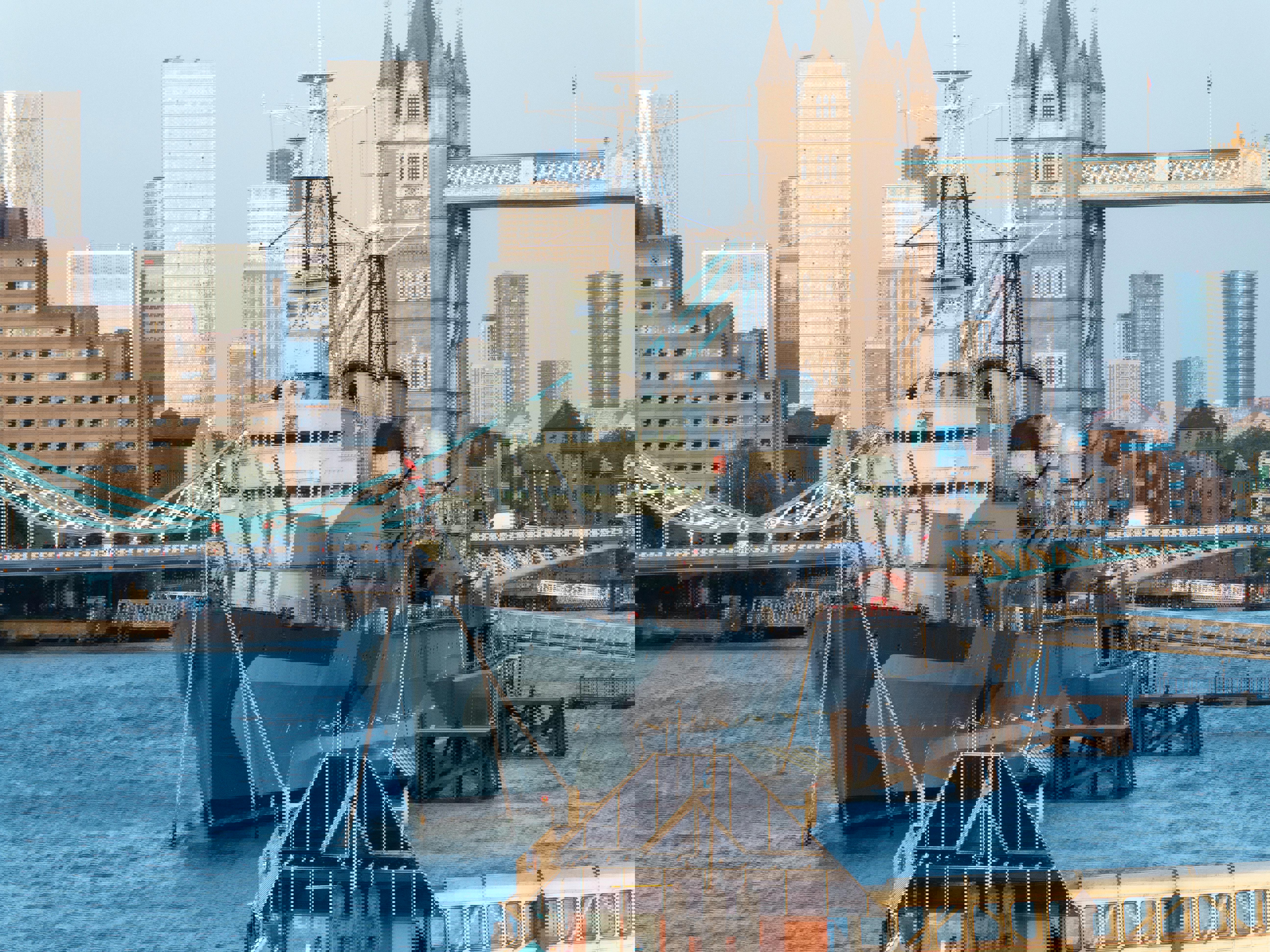 HMS Belfast v Londýně