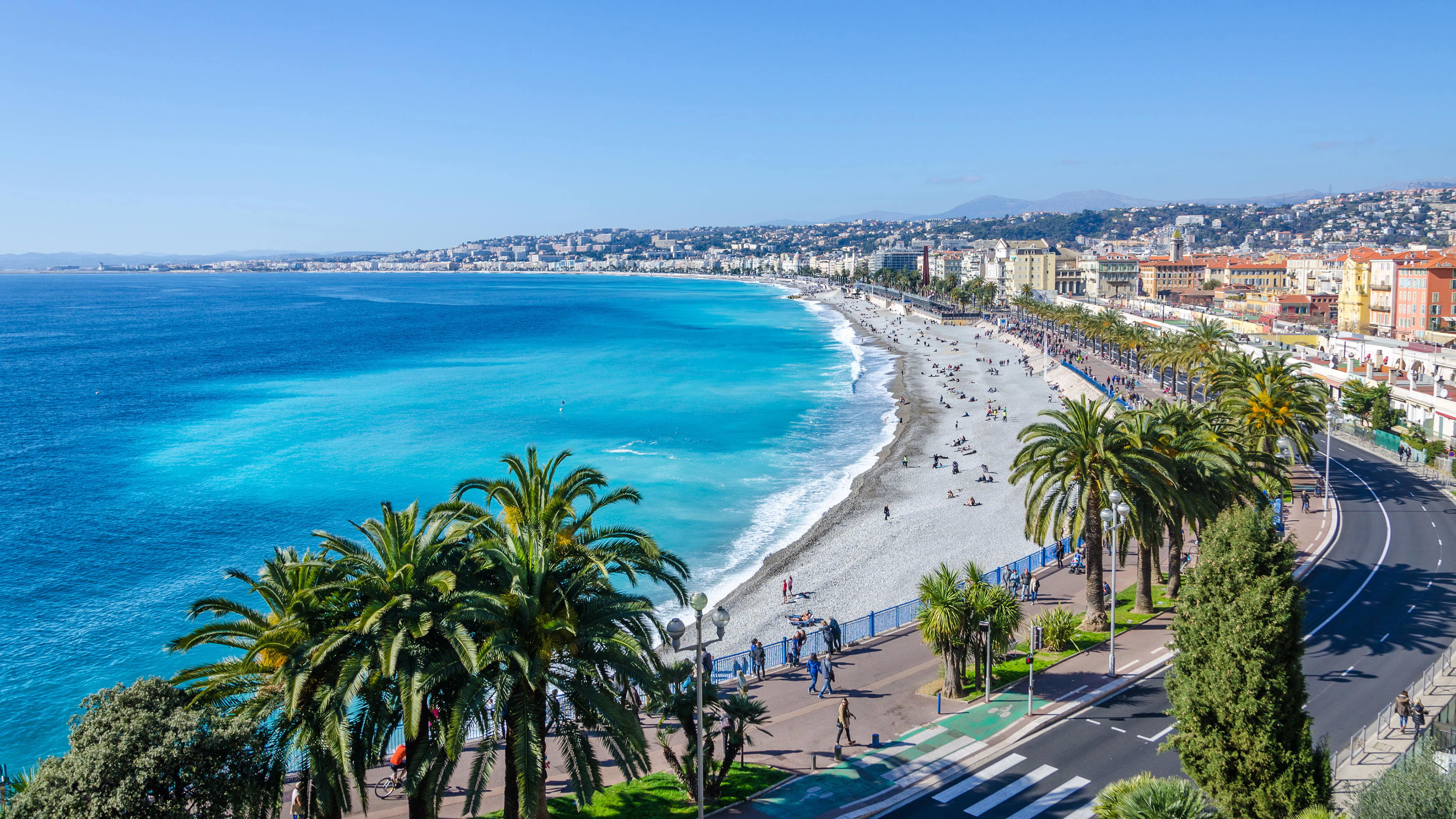 promenáda v Nice promenáda v Nice