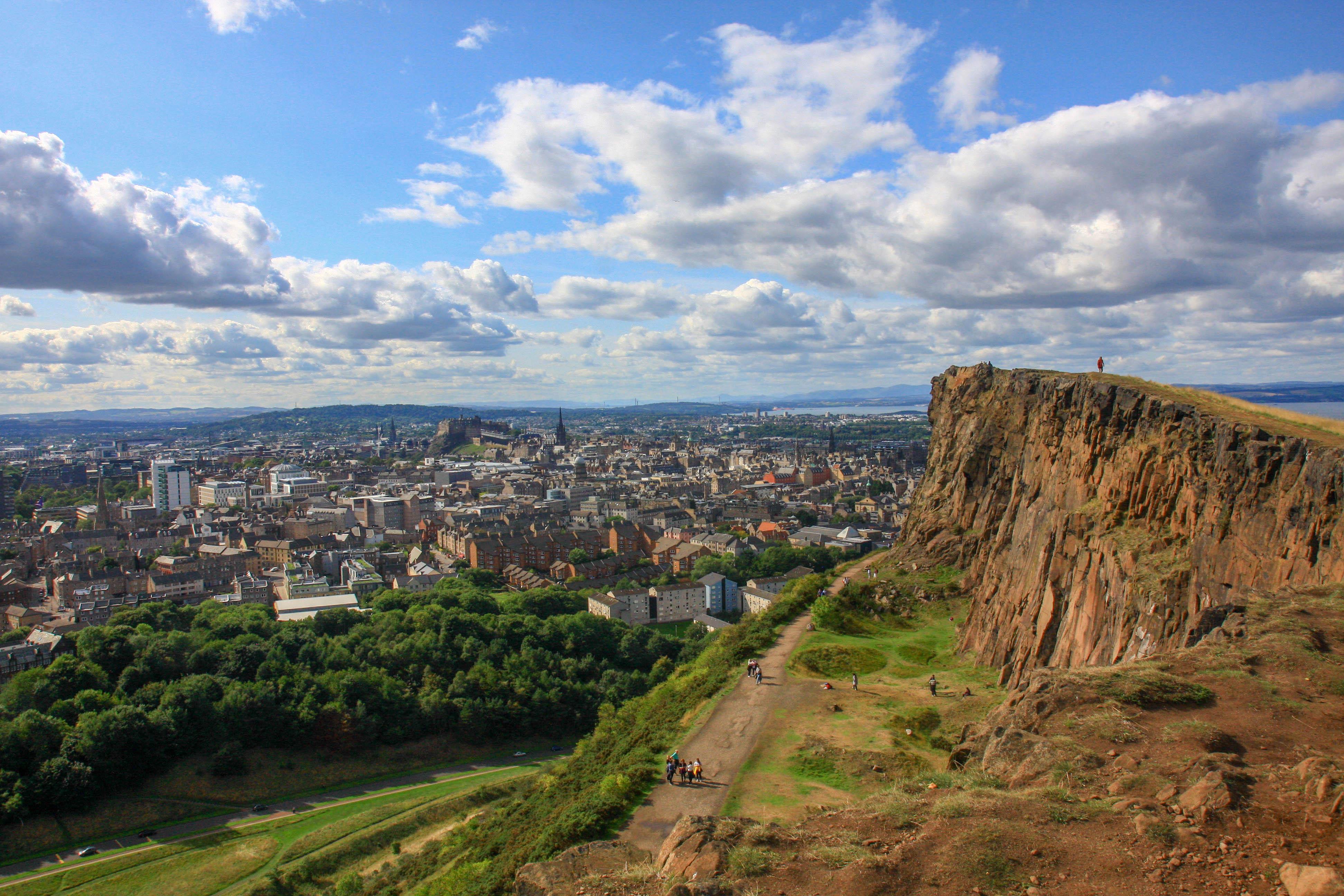 pohled na Edinburgh pohled na Edinburgh