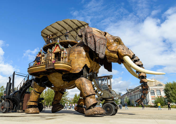 mechanický slon v Nantes mechanický slon v Nantes