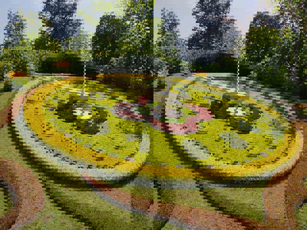 zahrady Jardin Anglais v Ženevě zahrady Jardin Anglais v Ženevě