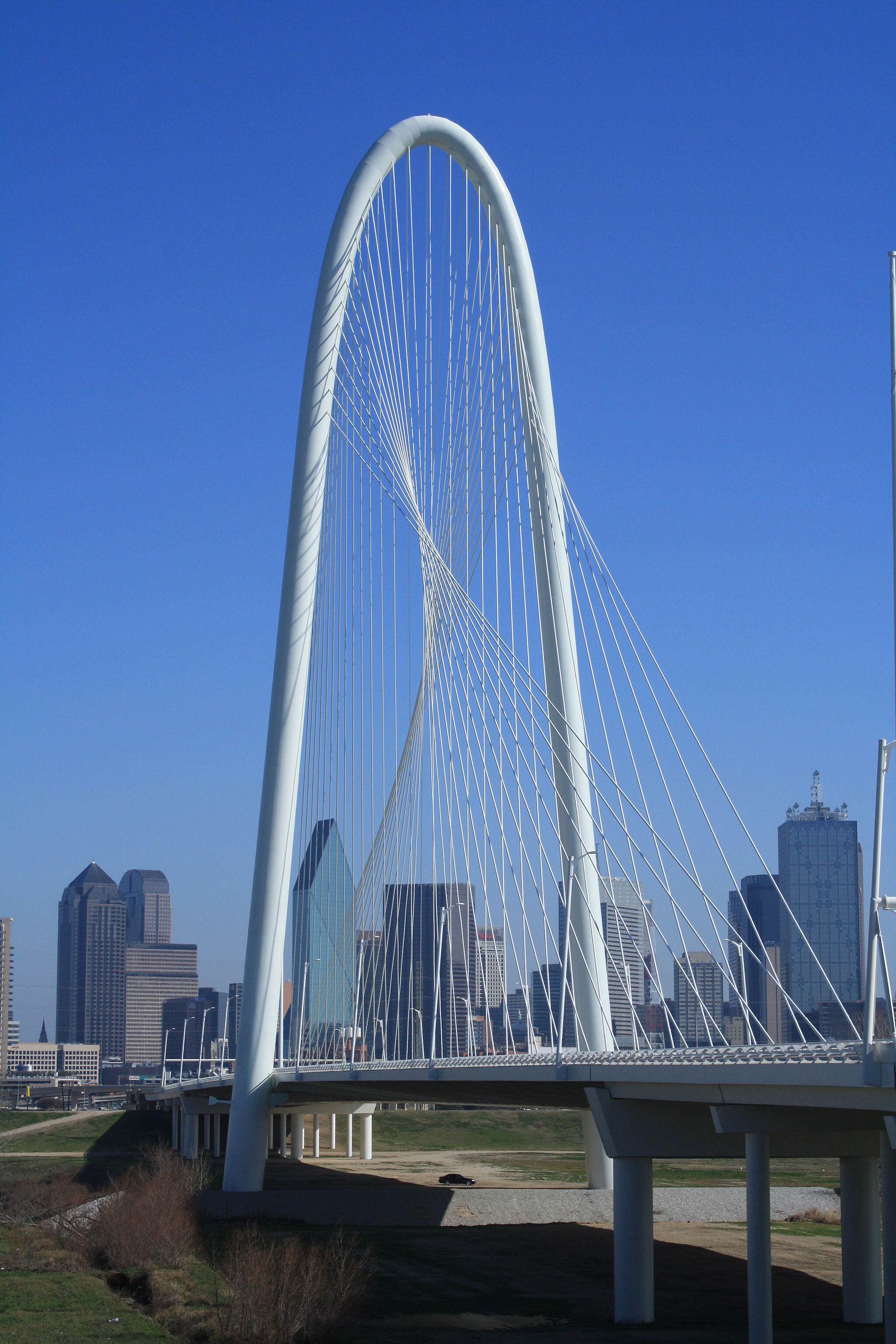 Margaret Hunt Hill Bridge designed by Santiago Calatrava