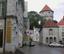 Photo of side street in Tallinn old town