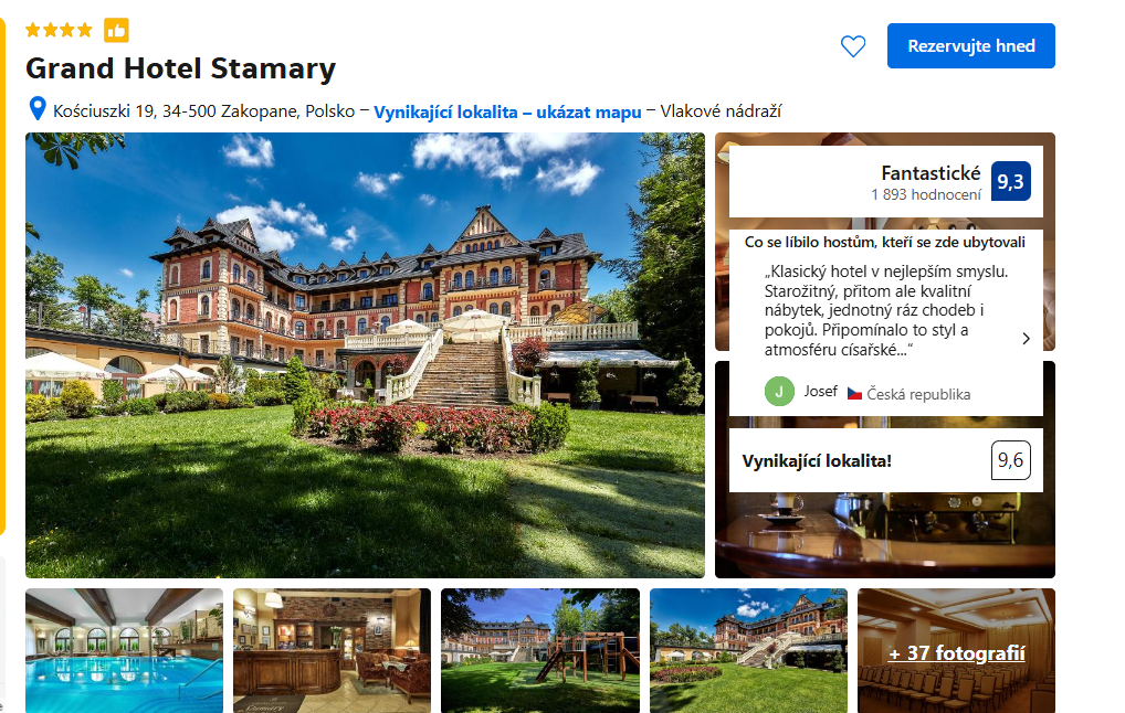 Grand Hotel Stamary