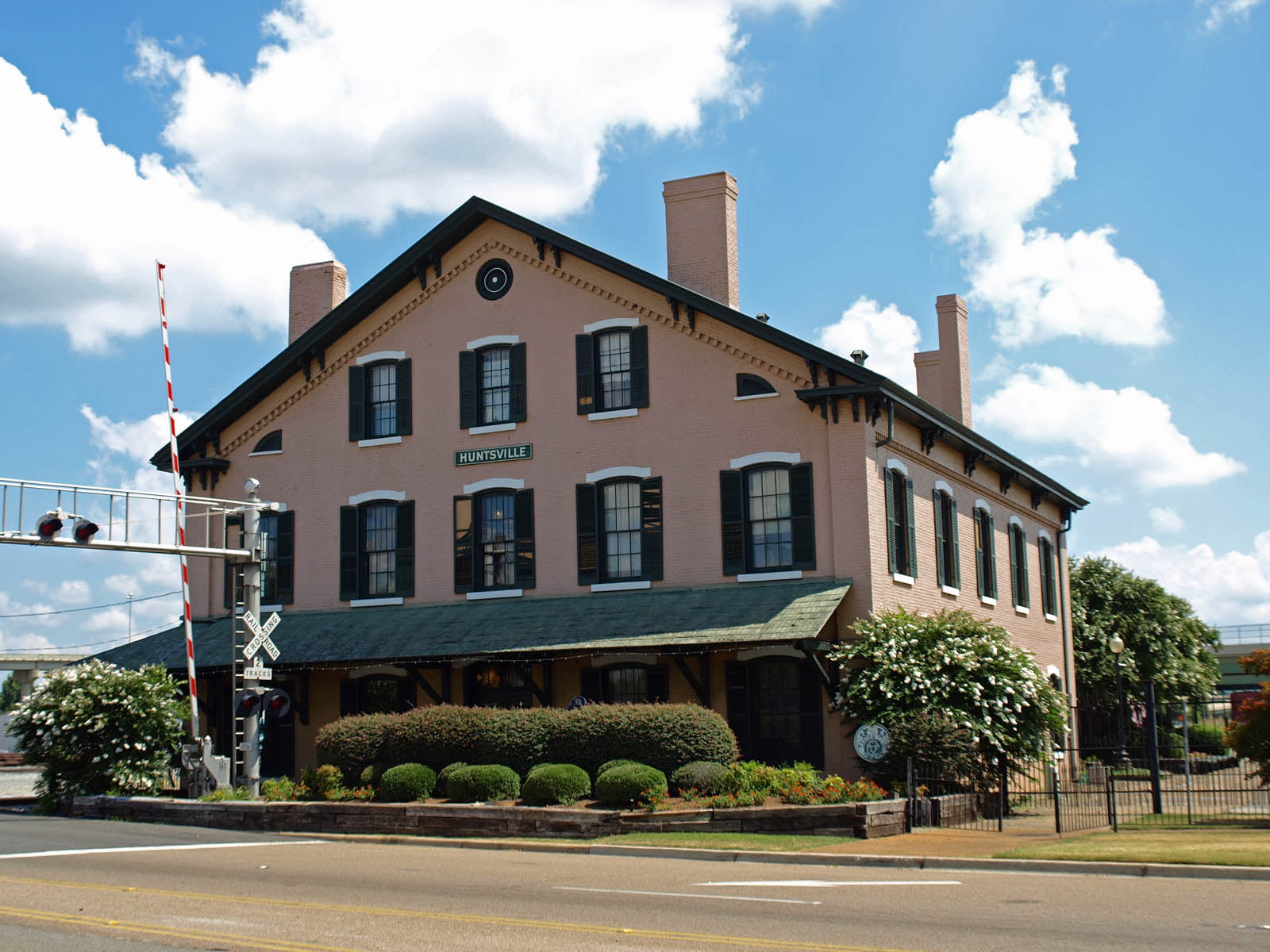 Huntsville - Huntsville Depot in Huntsville, Alabama, listed on the National Register of Historic Places. Huntsville - Huntsville Depot in Huntsville, Alabama, listed on the National Register of Historic Places.