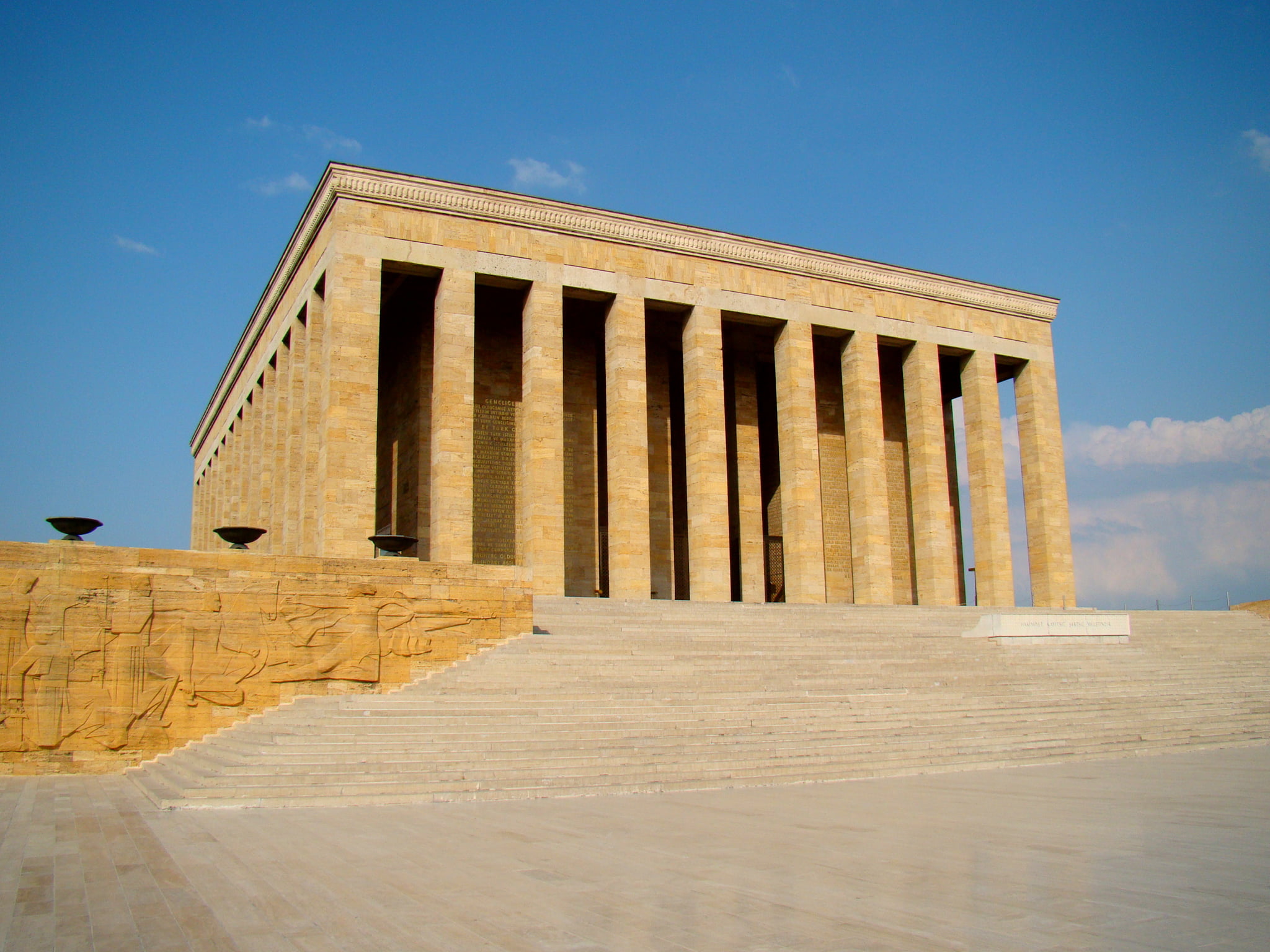 Ankara - Anıtkabir, the mausoleum of Kemal Ataturk, located in Ankara, Turkey. Ankara - Anıtkabir, the mausoleum of Kemal Ataturk, located in Ankara, Turkey.