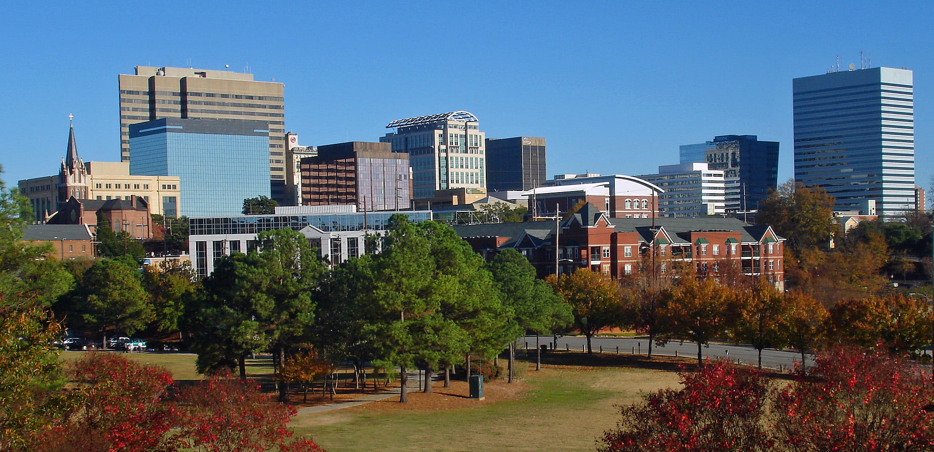 Columbia - Skyline of downtown Columbia, SC, USA from Arsenal Hill neighborhood Columbia - Skyline of downtown Columbia, SC, USA from Arsenal Hill neighborhood