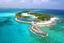 Nassau - Ariel Shot of Blue Lagoon Island