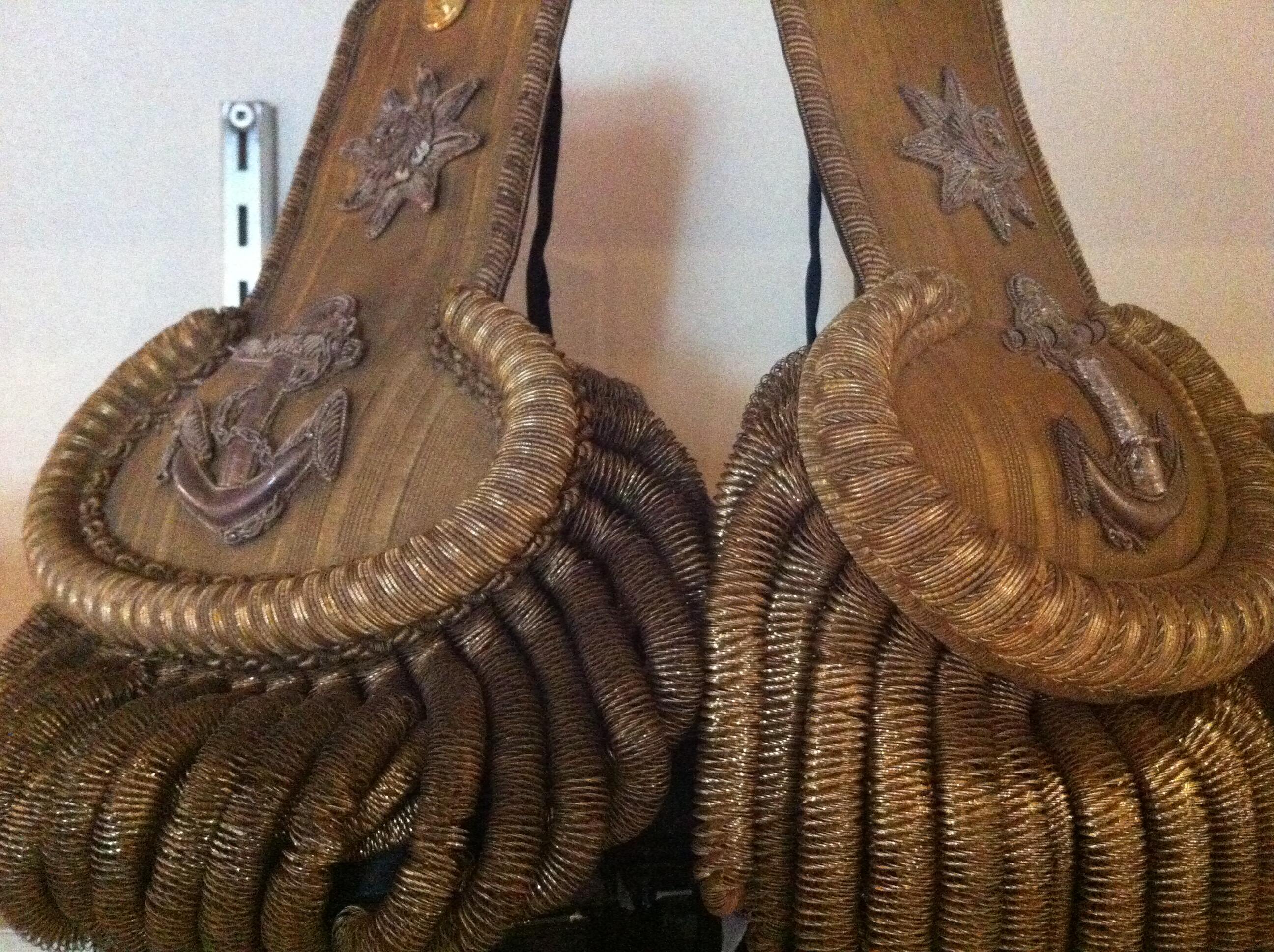 Epaulettes of Provo Wallis, Maritime Command Museum, CFB Halifax