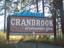 Cranbrook - Welcome sign in Cranbrook, British Columbia