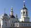 Tomsk - Kazan church and chapel of st. Feodor Kuzmich in Tomsk