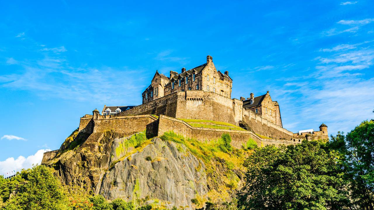 hrad v Edinburghu hrad v Edinburghu